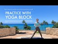 ハワイヨガ【Practice with Yoga Block】ヨガブロック使用しポーズを軽減し深めるクラス♪