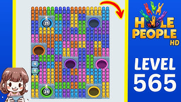 Hole People Level 565 Solution Walkthrough