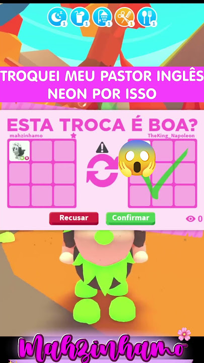 TROQUEI PASTOR INGLÊS NEON NO ADOPT ME!!🐶NOVO TEMA FAZENDA,NOVA MOCHILA E  +🚜 