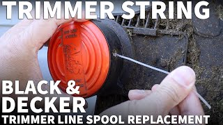 Black and Decker Trimmer Line Spool Replacement - Change the Automatic Feed Spool (AFS) B&D Trimmer by digitalcamproducer 72 views 1 day ago 1 minute, 34 seconds