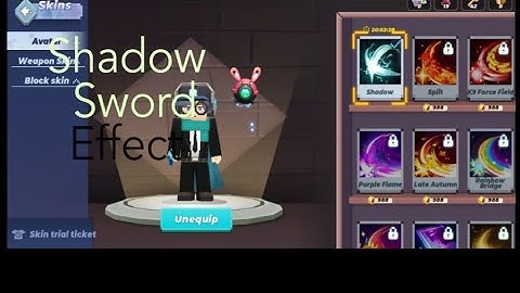 Playing With Shadow Sword Effect....Blockman GO