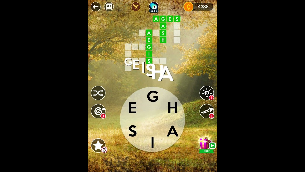 Wordscapes Level 1449 Ray 9