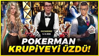 CASİNO OYUNLARI | TEXAS HOLDEM POKER | KRUPİYERİ ÜZDÜM ! 💵🔥| #slot #slotoyunları #casino #poker screenshot 2