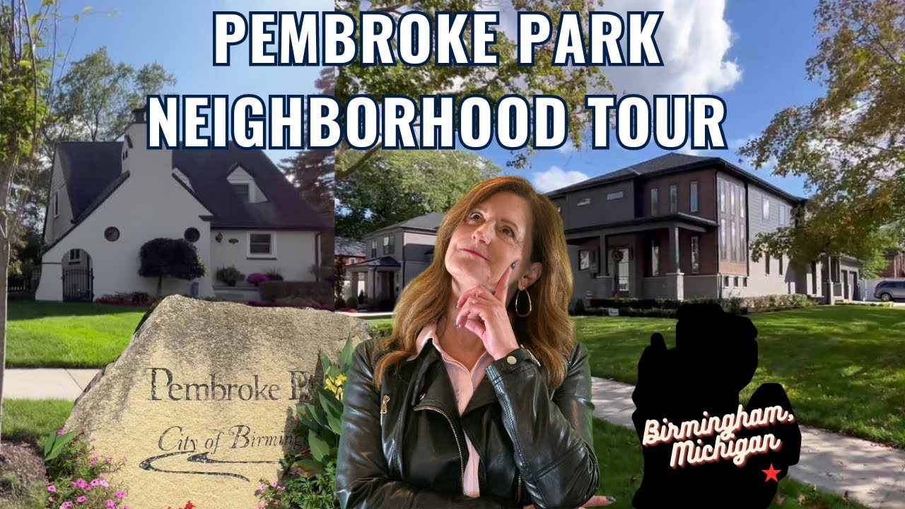Neighborhood Tour Homes in Pembroke Park Birmingham Michigan - YouTube
