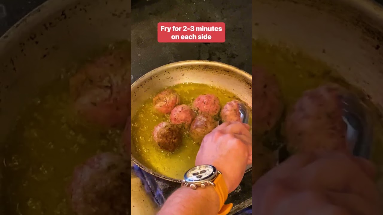 Chef Joe Isidori shows us how to make the perfect meatball. #Recipes #ItalianFood #Meatballs