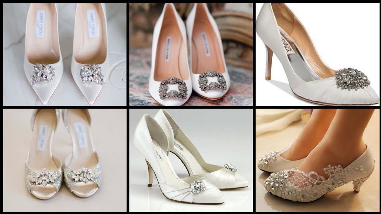 Daimond satin bridal court shoes, Designer wedding shoes to fit every ...