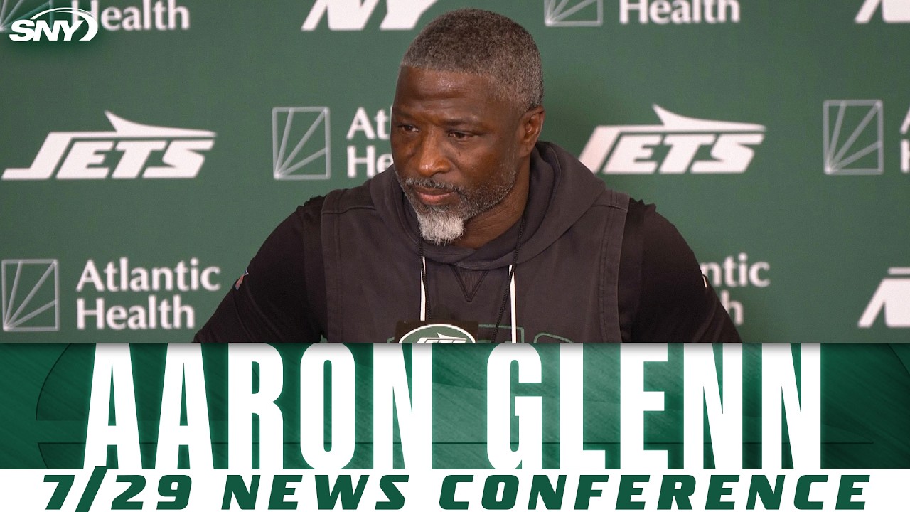Aaron Glenn opens training camp with new plans for Jets, addresses QB Geno Smith's offseason issues