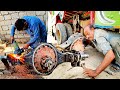 How to repair a broken rear wheel hub in pakistan  amazing thing technology 