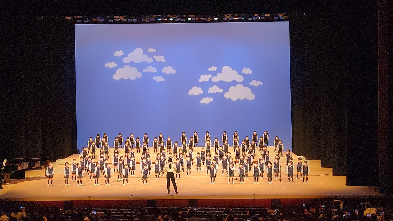 合唱「あおうよ」/正進幼稚園 令和3年度 お遊戯会　年中組(4歳児)