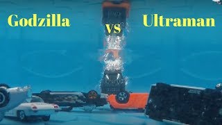 Hot Wheels Godzilla Vs Ultraman tournament race