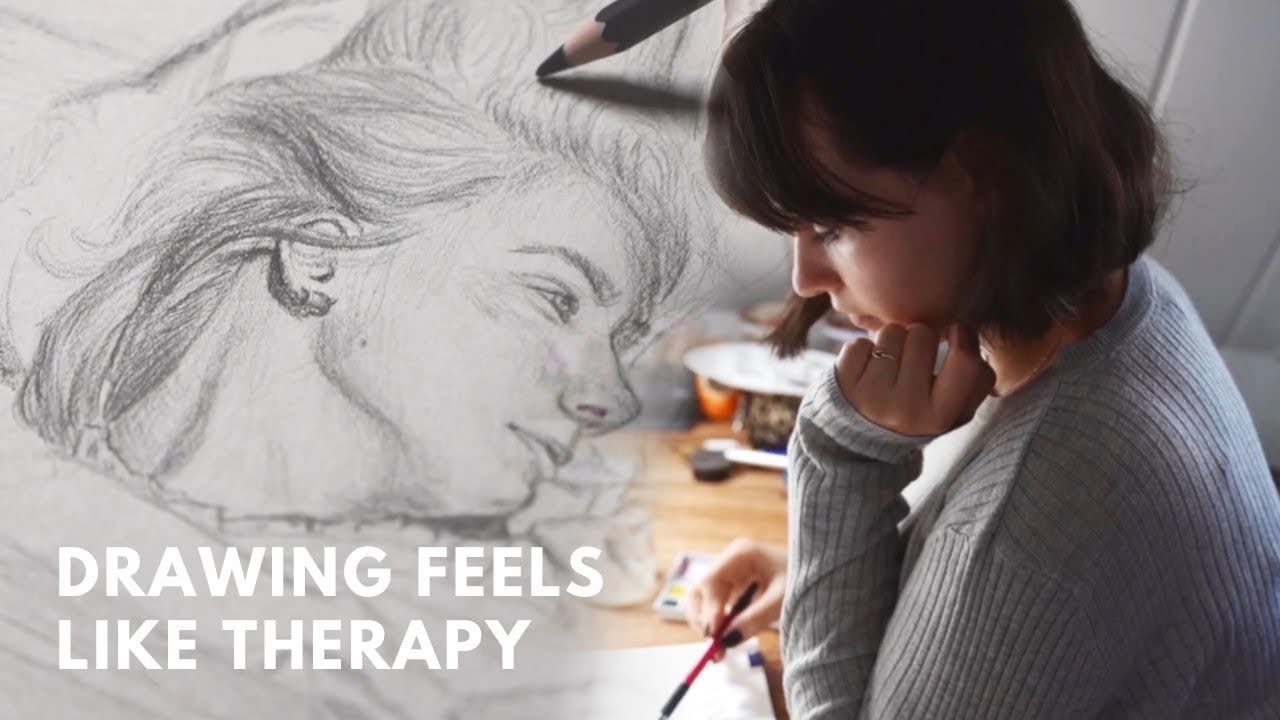 Lots of drawing & painting ~ some good, some bad ✨ Cozy Art Vlog