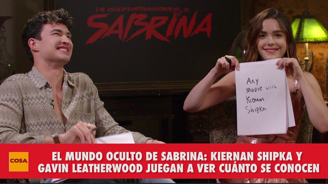 El Mundo Oculto de Sabrina: Kiernan Shipka y Gavin Leatherwood juegan a ver cuánto se conocen