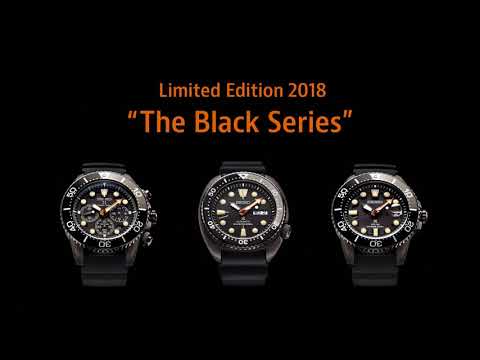 Seiko SRPC49K1 SNE493P1 SSC673P1 The Black Series Limited Edition 2018