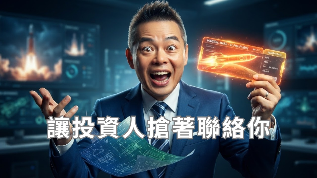 99%的創業者都寄錯了！你以為的「專業簡報」，正是投資人已讀不回的元凶  #募資 #創業 #pitchdeck 縮圖