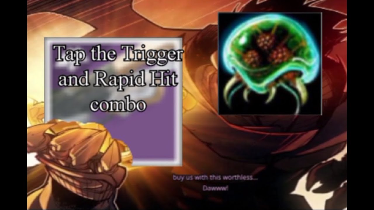 traveler's judgment Tap the Trigger and Rapid Hit reaction