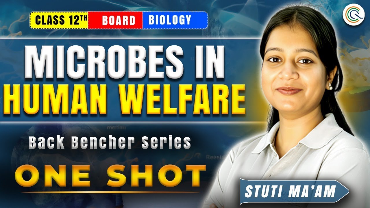 Microbes in Human Welfare Made Easy 🤯 | Class 12 Biology | NCERT Line by Line