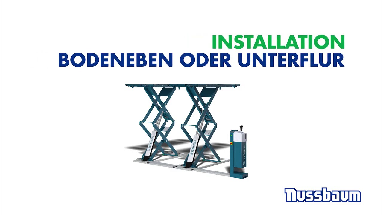 Doppel Scherenhebebühne - Jumbo Lift HF X Tend 2 - von Nussbaum