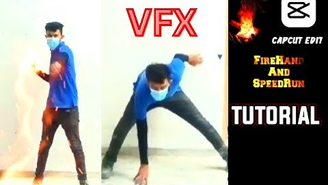 Firehand 🔥and Speedrun Capcut VFX Easy Editing Tutorial (phone editing)