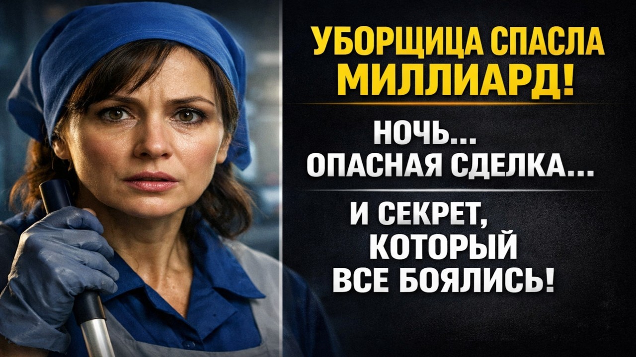 НЕВИДИМКА из Москва-Сити: Как простая уборщица спасла миллиардную сделку и вернула свою жизнь.