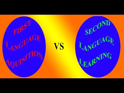 Видео: Difference Between First Language And Second Language