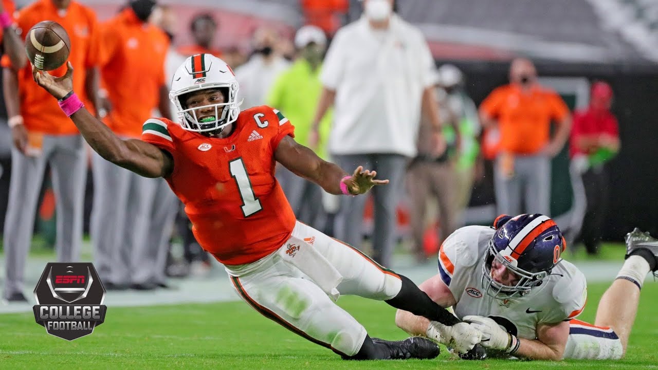 Virginia Cavaliers vs. Miami Hurricanes | 2020 College Football Highlights