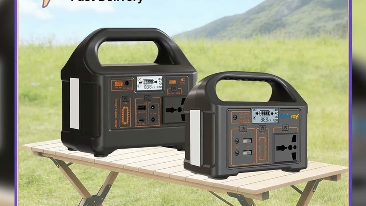 A must-have product! Gaiaray Portable Power Station 100W 200W Solar Generator AC 110V 220V Emergen