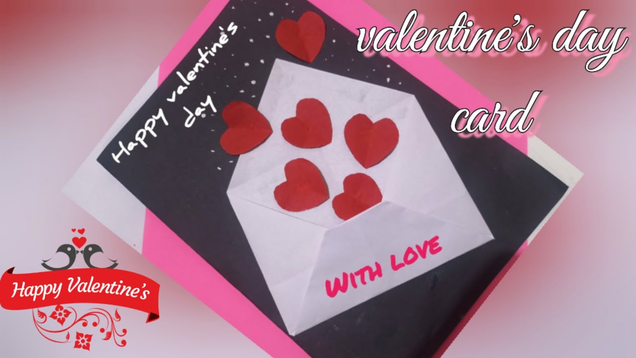 Valentine’s Day Card Making 💖 | Easy Handmade Valentine Card Using Paper
