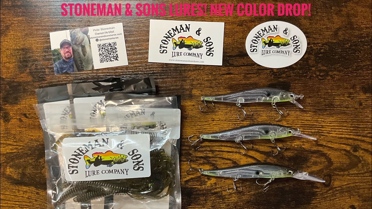 Stoneman & Sons Lures! New Color Drop!