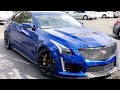 2018 Cadillac CTS-V exhaust sound (idle, revs, acceleration, pulls)