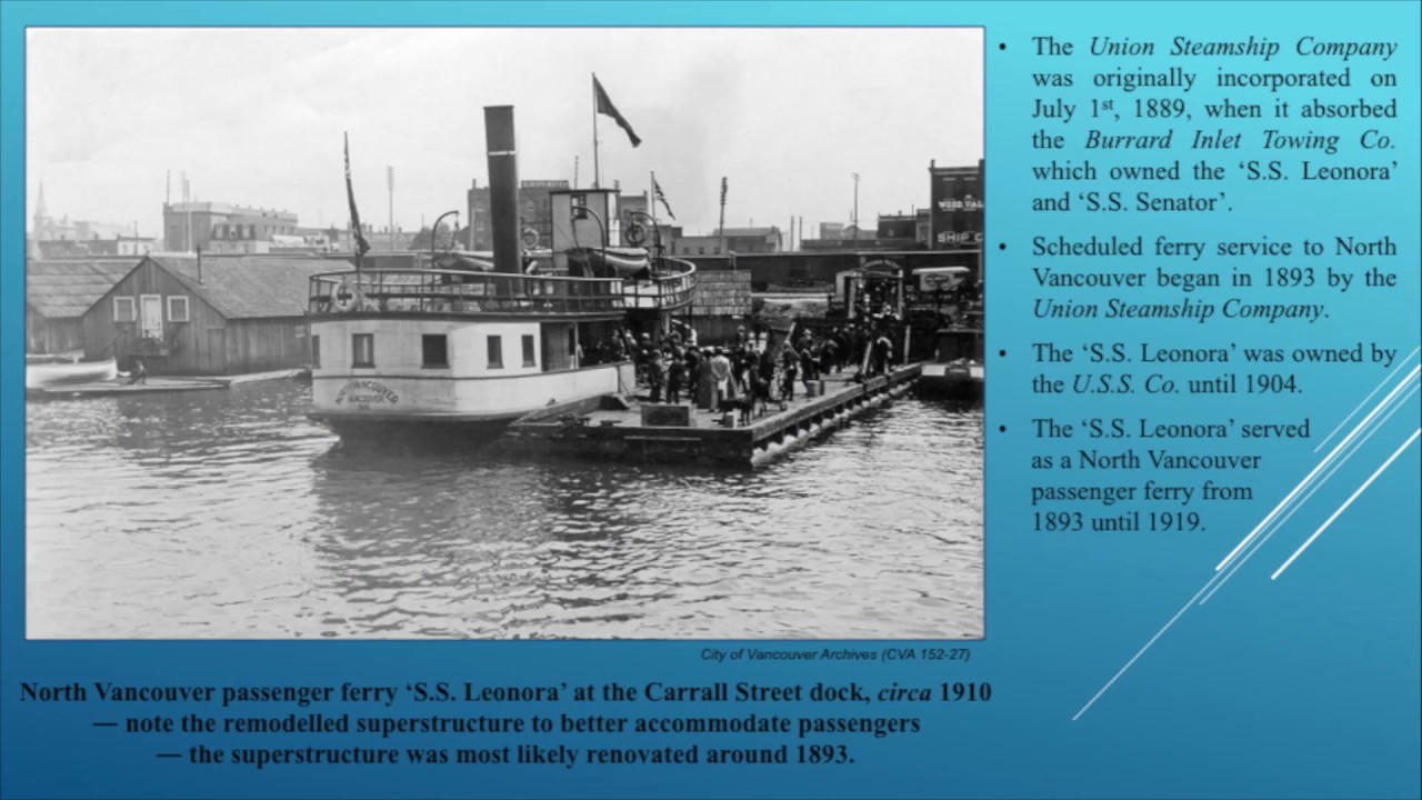 FERRIES OF INDIAN ARM- RALPH DREW