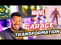 MOST EPIC *MARVEL* GARAGE TRANSFORMATION EVER! 🤯😍 *This will blow your mind*