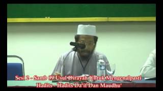 hadith Sesi 2  99 Usul Utk Mengenal Pasti Hadis Dhaif U0026 Maudhu