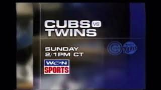Cubs vs Twins WGN-TV Promo ( Summer 2001 )