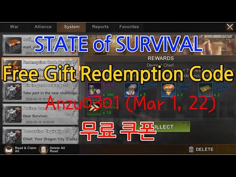 [GAME WORLD] STATE of SURVIVAL Free Gift Redemption Code