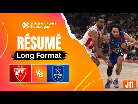 Etoile Rouge vs Anadolu Efes - Résumé long format - EuroLeague J11