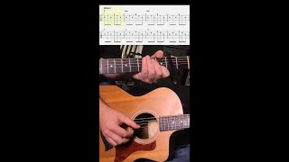 Can't Help Fallin In Love EASY Fingerpicking Version #shorts