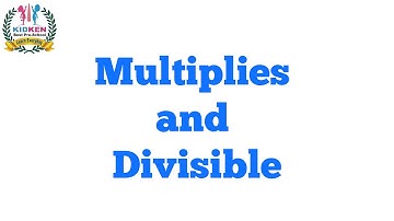 Multiplies and Divisibles| Oxford Countdown Book 6 #digitallearning #lecture #maths