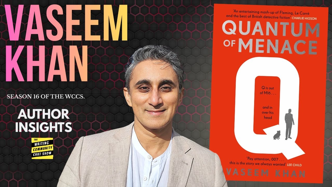 Vaseem Khan: CWA Dagger Winner, James Bond Q Author | The Edge of Darkness.