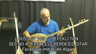 Fretless Perdesi̇z Gi̇tar - Saz Bağlama Boss Gt 100 Sosyalmedya Manyetikvemidi Duisburg