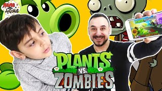 Папа Роб и Ярик играют в Зомби против Растений - Plants vs. Zombies - Сборник Папа Дома Play