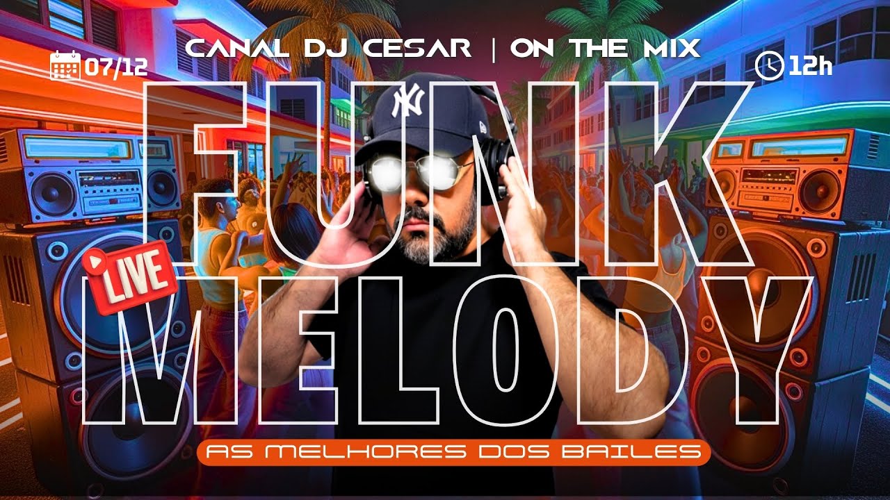 FUNK MELODY LIVE | As Melhores dos Bailes | Stevie B, Nyasia, Tony