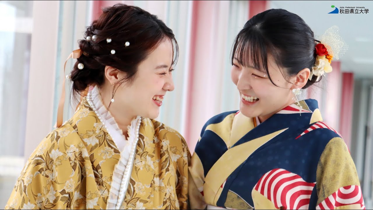 令和６年度 秋田県立大学卒業式 |「コロナ禍で入学した学生､新たな門出」入学時のインタビュー入り♪♪