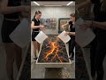 Satisfying Resin Art: Creating a Glowing Lava Effect Coffee Table | #satisfying #resinart
