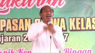 Nasihat Luhur KH MUHLIS MUSYAFFA Kpd Orang Tua & Wisudawan 2017