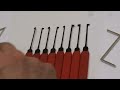 Locksmith NUMBERED Hooks