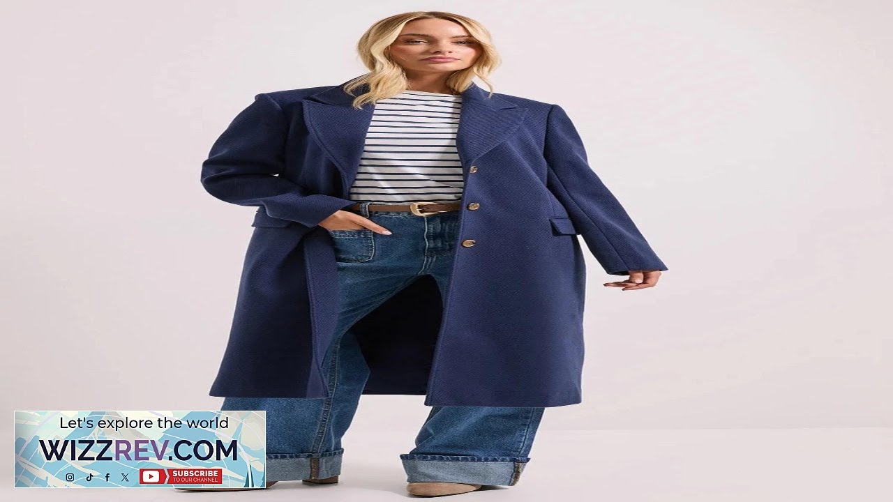 Dorothy Perkins Navy Coat Womens Daywear Jackets & Coats eBay