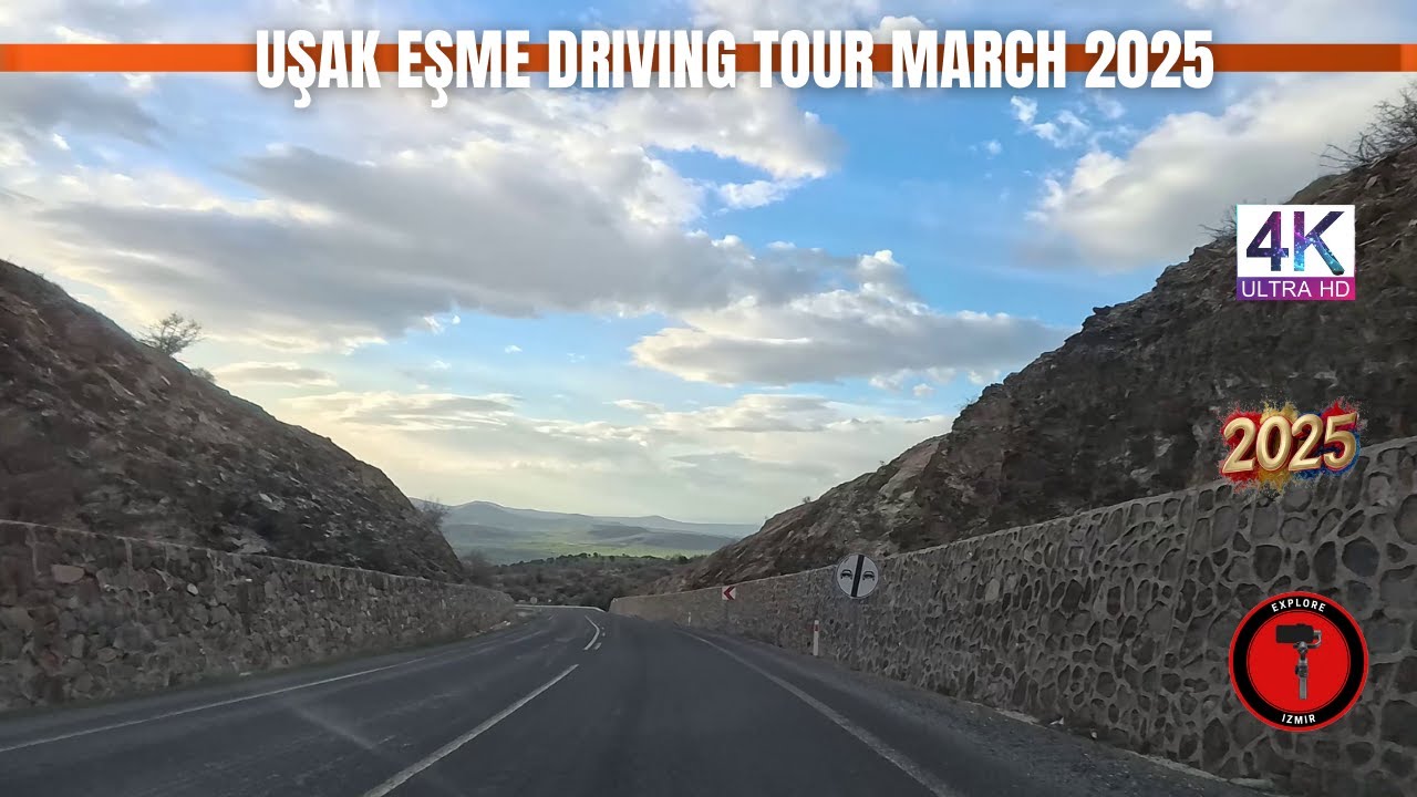 USAK DRIVING TOUR 2025 Walking Tour | 4k UHD 60fps | UŞAK TÜRKİYE