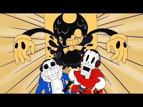 Papyrus and Sans Skelet's Play - BENDY AND THE INK MACHINE CHAPTER 4