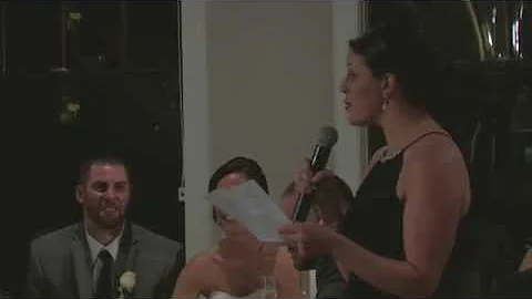 Nick & Renee Greenwood's Wedding - Maria's Toast