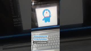 How to make a Doremon Using Python turtle GUI. #shorts #youtubeshorts #youtube #youtubeshort